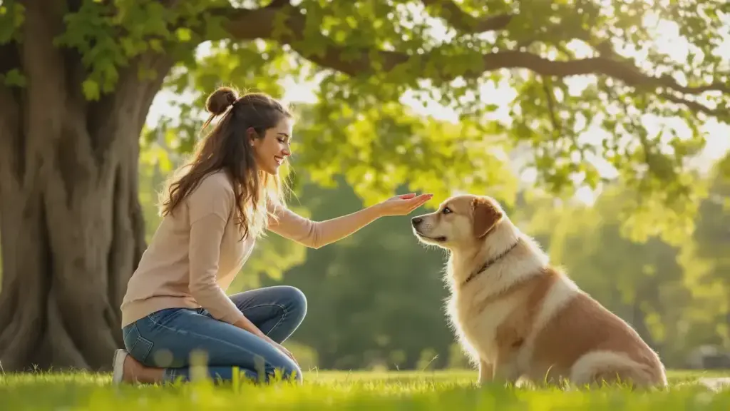 Takhle hladit psa může poškodit jeho výchovu, tvrdí psí trenér